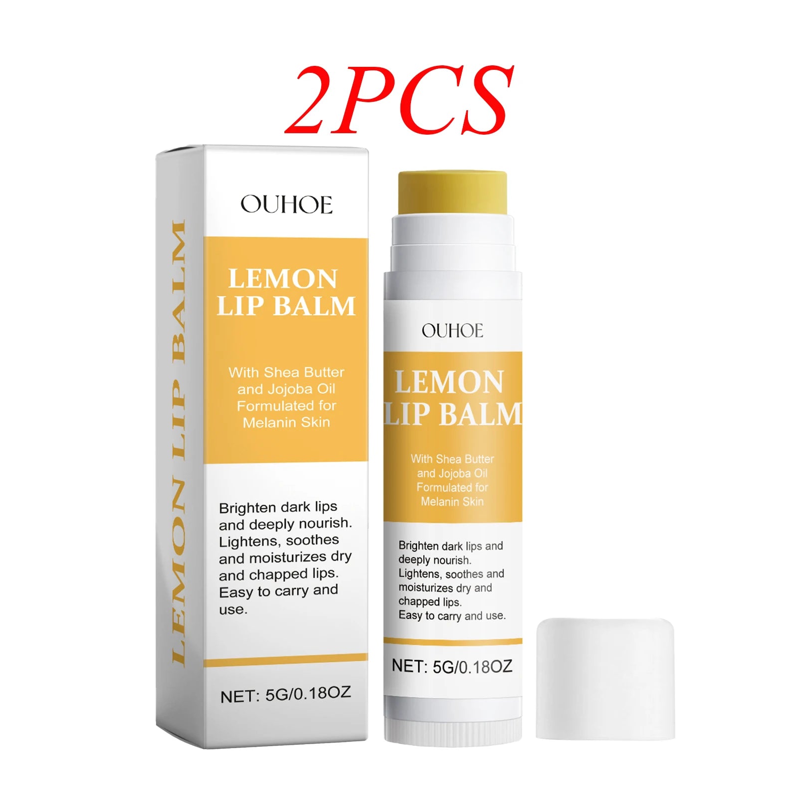 Ouhoe Dark Lip Lightening Balm Korean Melanin Reducing Lip Mask Exfoliating and Moisturizing Gloss Oil for Smooth Care Products